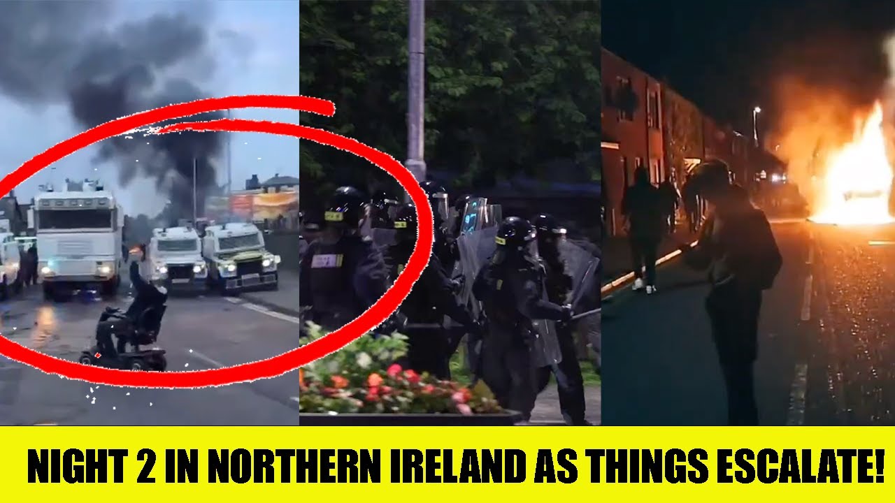 Northern Ireland Erupts AGAIN: Migrant Homes Targeted + Locals Petrol Bomb Police As Things Escalate