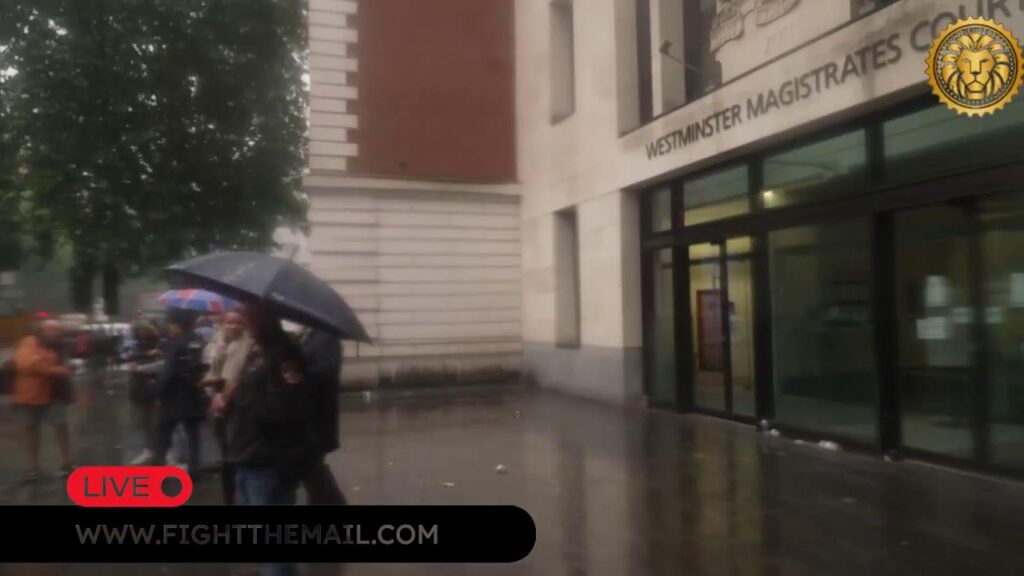 Tommy Robinson Live Stream Outside Westminster Magistrates Court