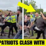 Irish Patriots CLASH With Police At Anti Immigration Protest!