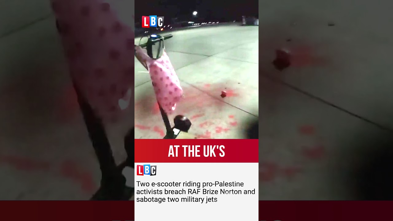 Pro-Palestine activists break into RAF base