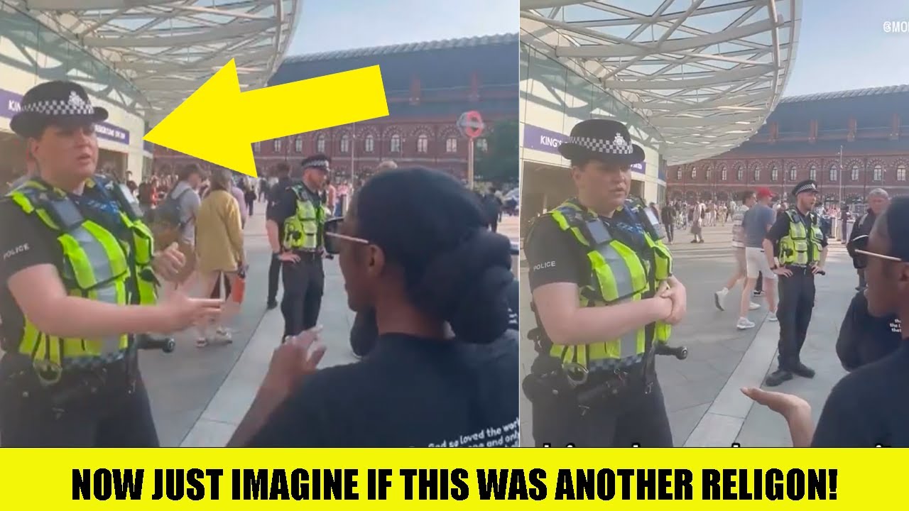 WATCH: Shocking Moment Police Tell Christians to Stop Preaching Outside King’s Cross Station!