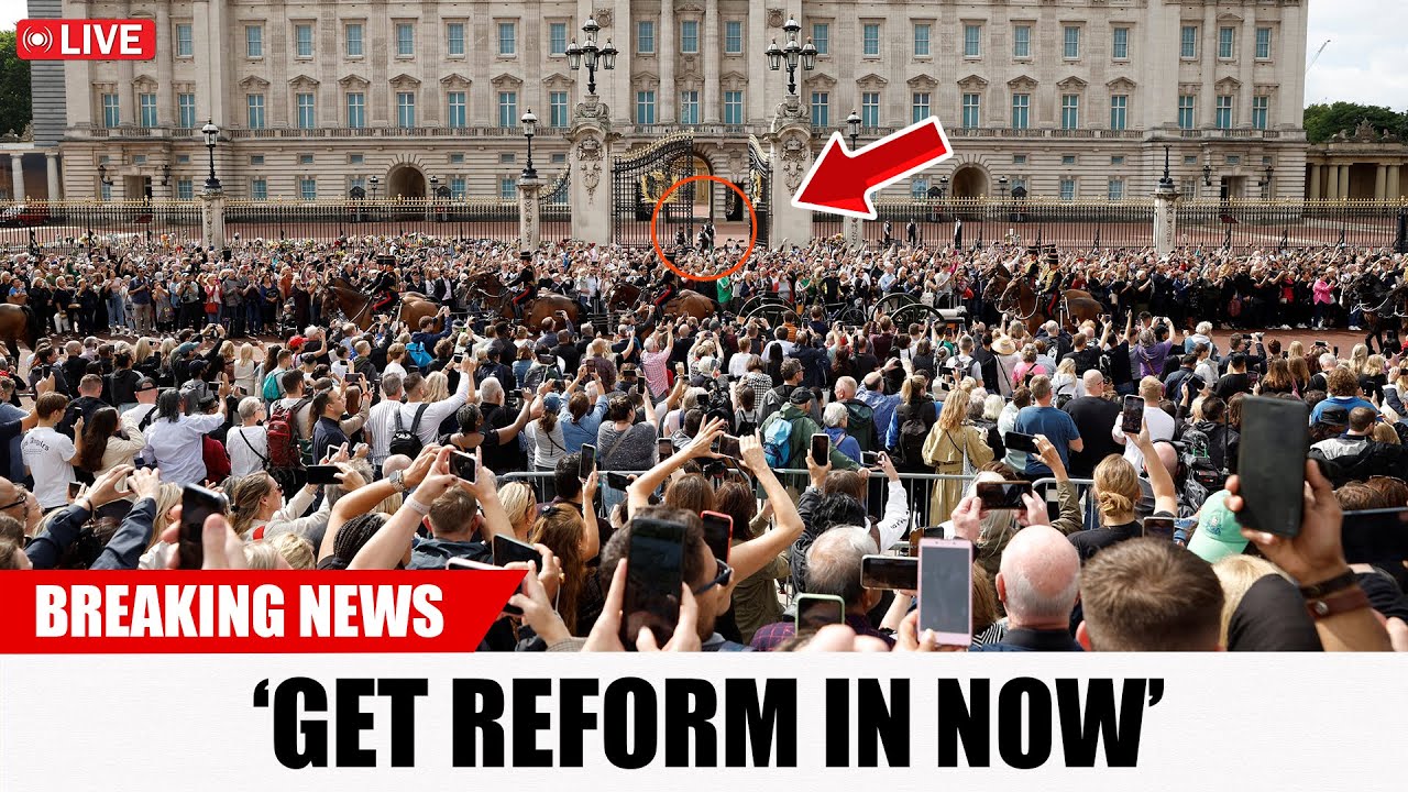 3 MINUTE AGO: Voters Storm Palace as Reform UK Wins 74-Seat Majority