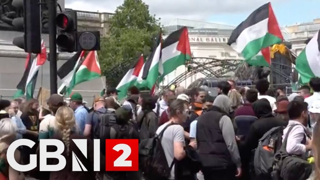 WATCH NOW: Protest in Support of Palestine Action As Home Secretary Set to BAN Group