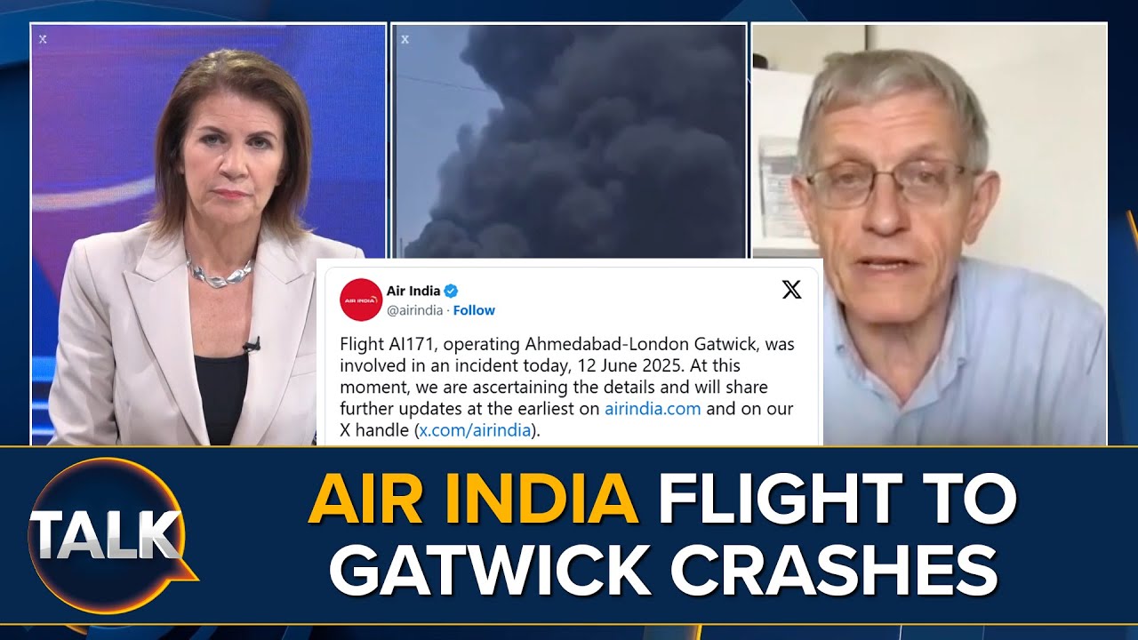 Air India Crash: Gatwick-Bound Flight With Hundreds On Board Crashes