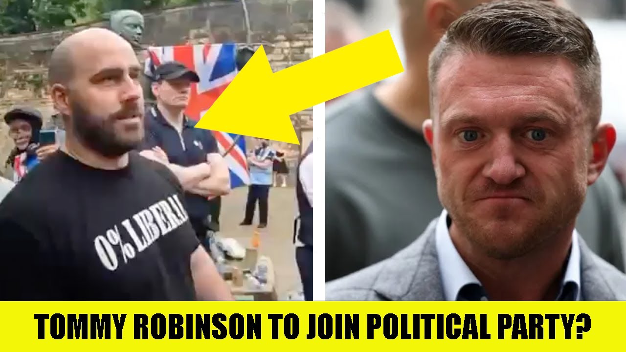 British Political Leader Asked If He Would Allow Tommy Robinson To JOIN Party!