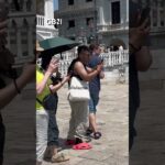 Jeff Bezos: New protests in Venice ahead of Amazon boss wedding