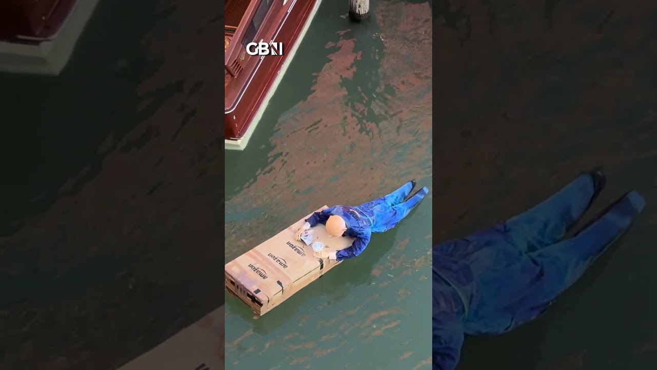 Floating Jeff Bezos seen in Venice canals ahead of Amazon boss’ CONTROVERSIAL wedding