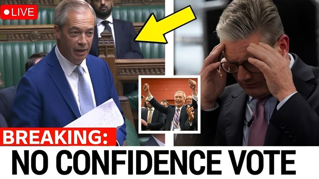 1 MIN AGO: Farage Drops No Confidence BOMB as Starmer’s £300M Scandal EXPLODES on Live TV!