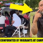 Migrants AMBUSH British MP at Illegal Migrant Camp In London!