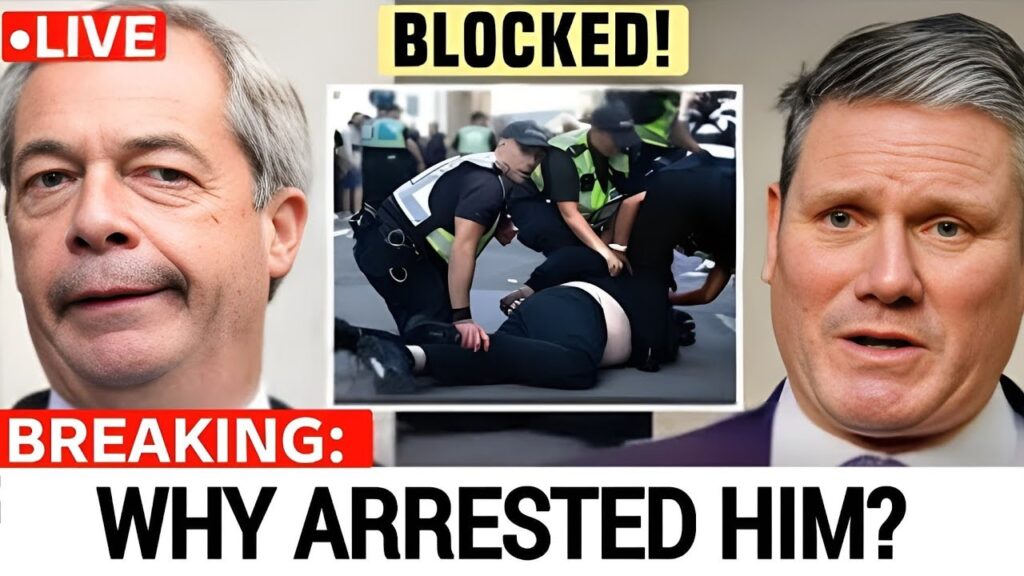 5 MINUTE AGO: Starmer GOES HAYWIRE as Nigel Farage BLOCKS Arrest of Anti-Labour Protesters!