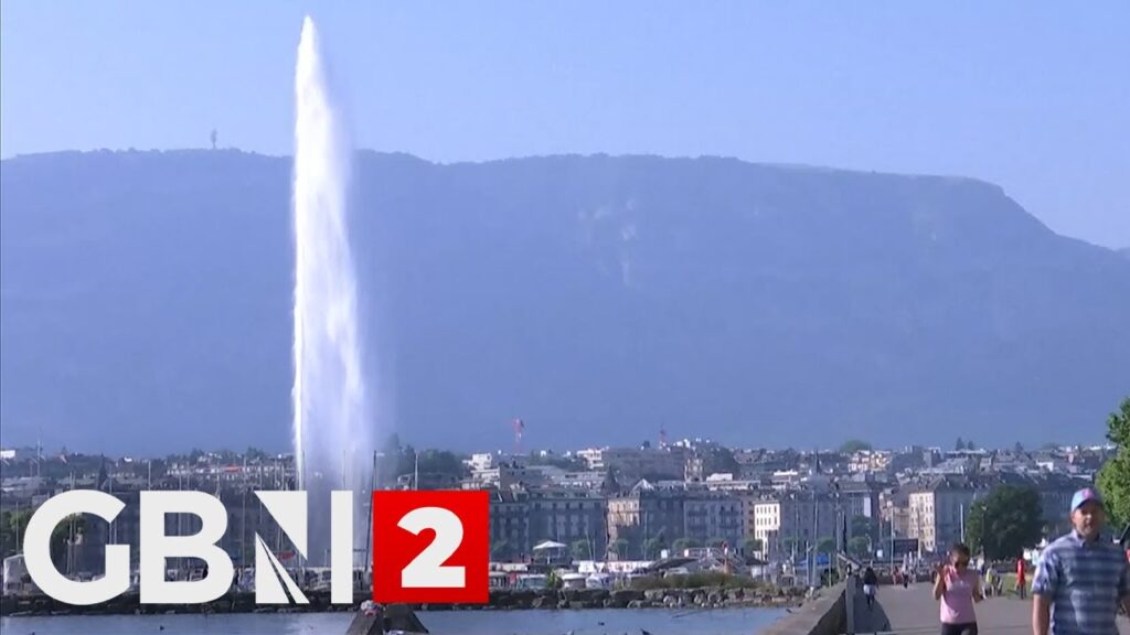 WATCH: View of Lake Geneva as Europe-Iran nuclear talks are expected