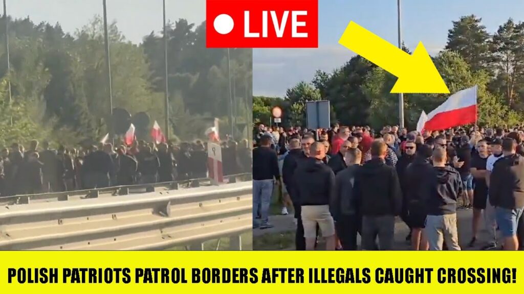 🚨Illegals Caught Sneaking Into Poland – But Polish Patriots WASTE NO TIME Defending the Border!
