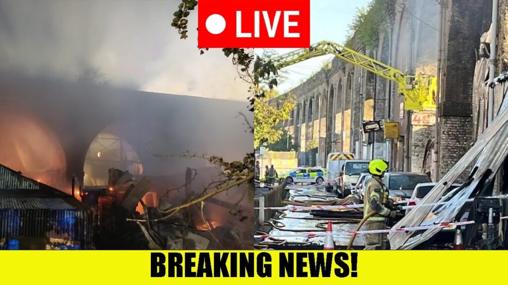 🚨BREAKING: HUGE Fire Erupts At London Tube Station Causing CHAOS!