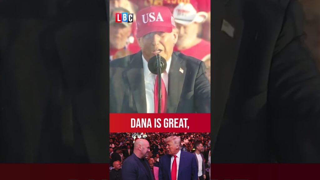 Trump announces UFC fight… on the White House lawn | LBC