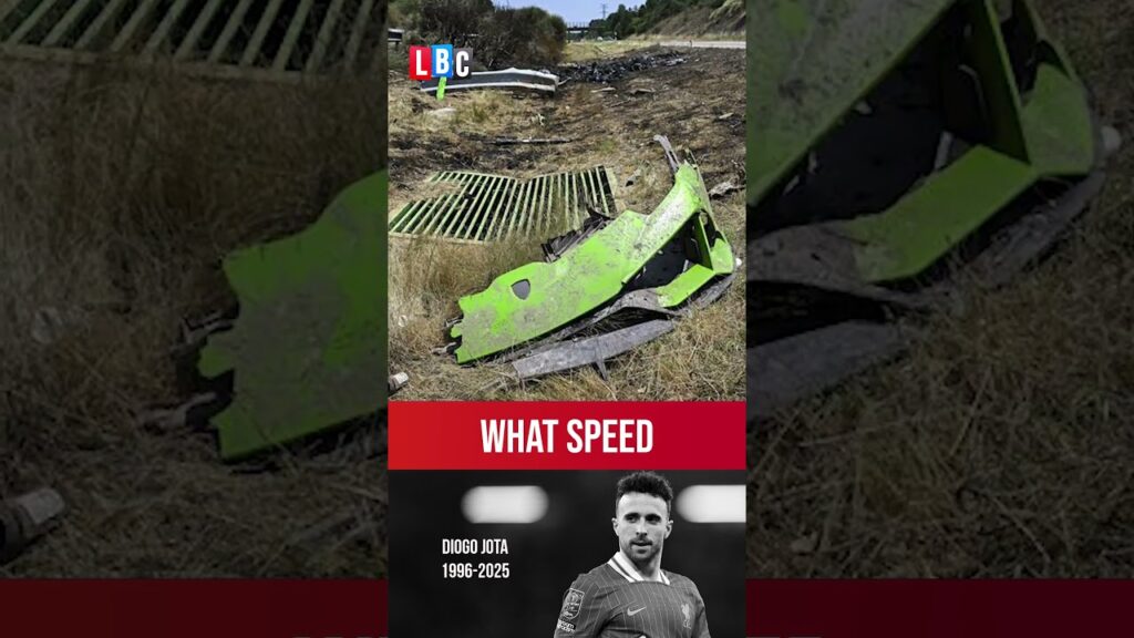 Police investigate Jota’s destroyed Lamborghini | LBC