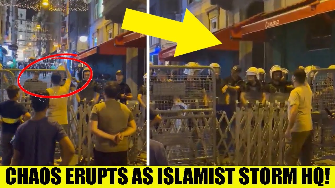 🚨CHAOS Erupts As Islamist MOB Storms Cartoon Publisher HQ Over “Blasphemous” Drawing!
