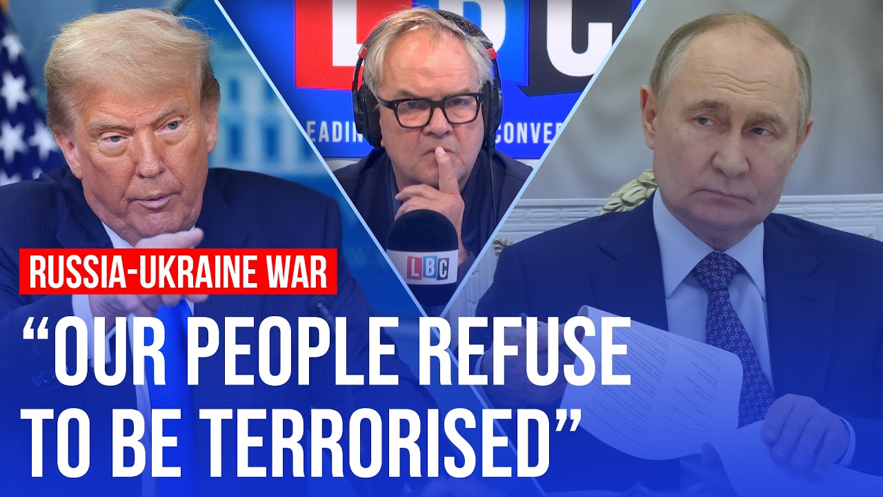 Russia attacks Ukraine following ‘disappointing’ talks with Trump | LBC