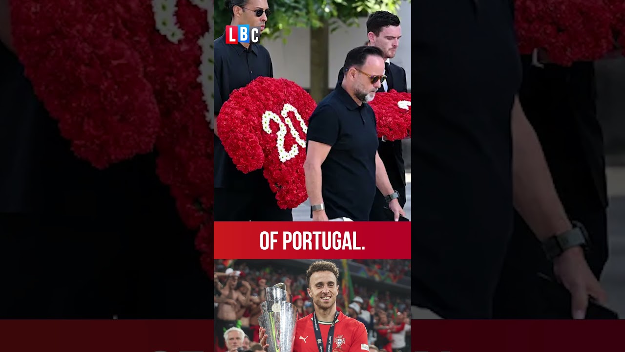 Mourners gather for Diogo Jota’s funeral