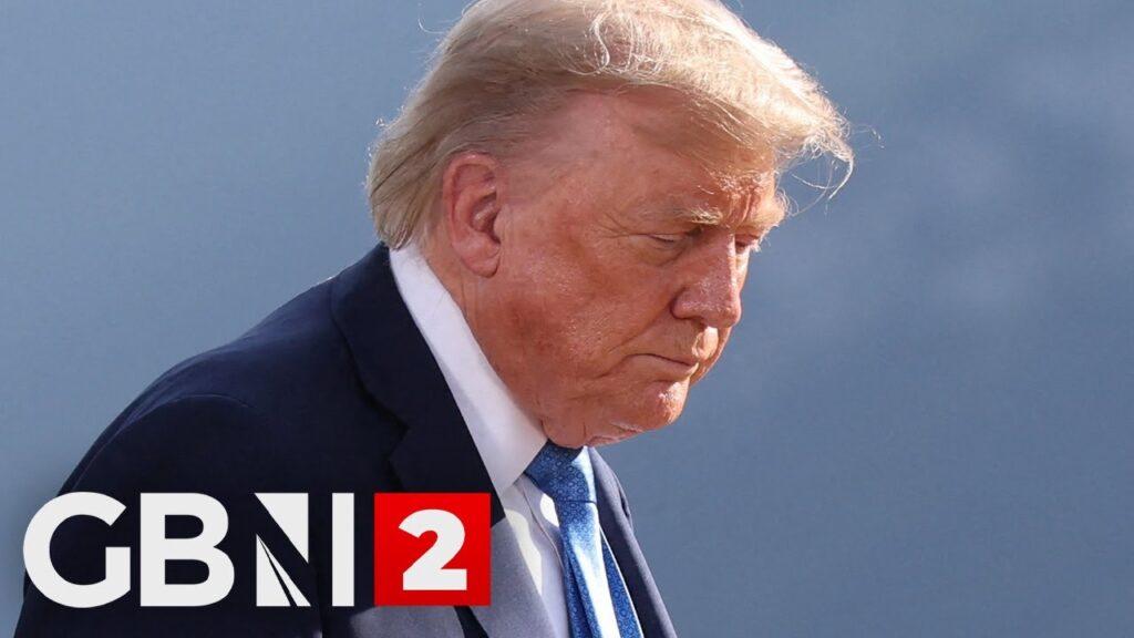 Donald Trump returns to the White House after travelling to New Jersey