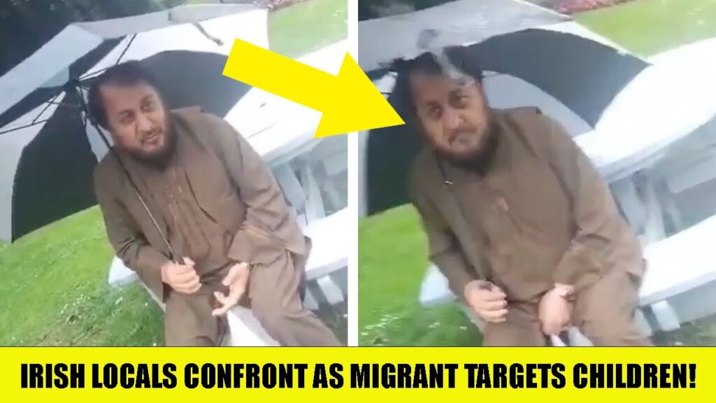 🚨 OUTRAGE As Locals Confront Migrant Targeting Children in Limerick Park – Police REFUSE to Show Up!