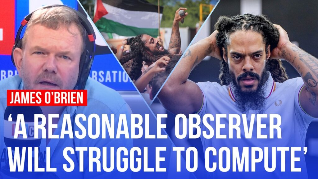 ‘Who is the real villain?’ James O’Brien revisits Bob Vylan’s Glastonbury set