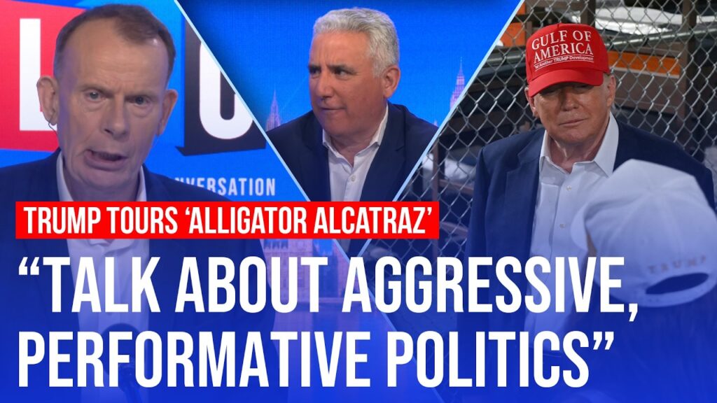 Alligator Alcatraz: Donald Trump tours migration detention centre | LBC