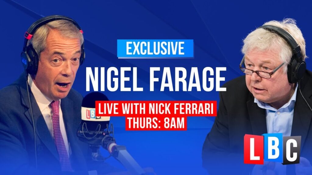 Nigel Farage takes your calls | Watch Live